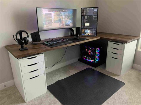 The Ultimate IKEA Gaming Desk Setup (How to Build & DIY Ideas).